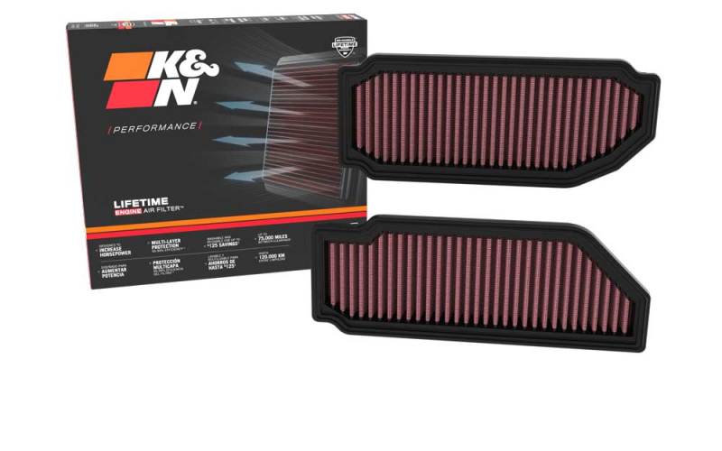 K&N 22-23 Mercedes Benz SL55 AMG V8 4.0L Replacement Air Filters (2 Per Box)