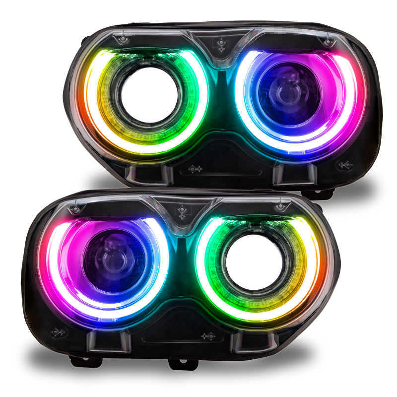 Oracle 15-21 Dodge Challenger RGB+W Headlight DRL Upgrade Kit - ColorSHIFT - BC1 SEE WARRANTY