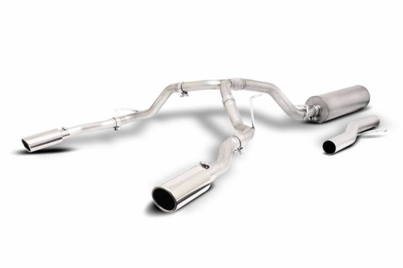 Gibson 21-22 GMC Yukon / Chevrolet Tahoe 5.3L 2/4wd Cat-Back Dual Split Exhaust - Stainless