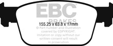 Load image into Gallery viewer, EBC 2017+ Audi A4 2.0L Turbo (B9) Greenstuff Front Brake Pads