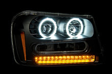 Load image into Gallery viewer, ANZO 2002-2009 Chevrolet Trailblazer Projector Headlights w/ Halo Black