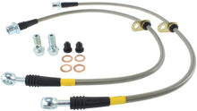 Load image into Gallery viewer, StopTech 02-12 Toyota Camry Coupe/Sedan / 04-08 Solara Rear Stainless Steel Brake Lines