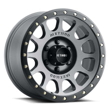 Load image into Gallery viewer, Method MR305 NV 17x8.5 / +25mm Offset / 6x5.5 BP / 108mm CB / Titanium - Matte Black Lip Wheel