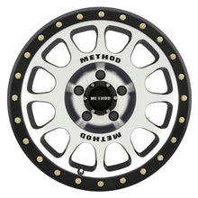 Load image into Gallery viewer, Method MR305 NV 18x9 +25mm Offset 5x150 116.5mm CB Machined/Black Street Loc Wheel