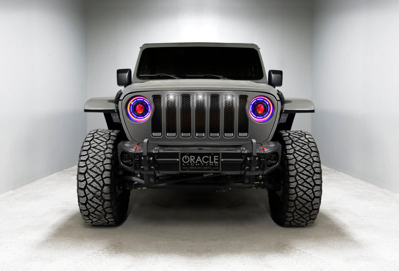 Oracle Pre-Runner Style LED Grille Kit for Jeep Gladiator JT - White SEE WARRANTY