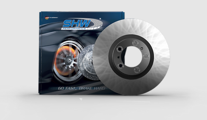 SHW 15-18 Porsche Macan S 3.0L w/o Ceramics Right Front Smooth Monobloc Brake Rotor (95B615302R)