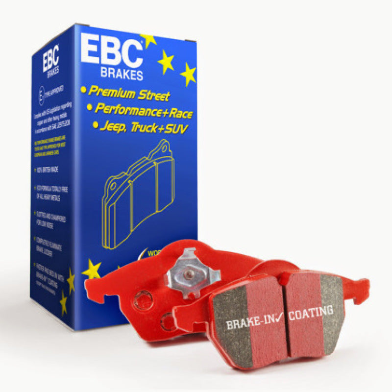 EBC 13-15 Porsche 911 (991) GT3 3.8L (w/Cast Iron Rotor) Redstuff Rear Brake Pads