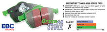 Load image into Gallery viewer, EBC 98-03 Dodge B250 B2500 Cargo 2500 Van 3/4 Ton Greenstuff Front Brake Pads