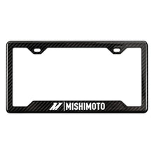 Load image into Gallery viewer, Mishimoto Carbon Fiber License Plate Frame - Gloss