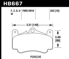 Load image into Gallery viewer, Hawk 02-05 Porsche 911 Carrera 4 Turbo Look/Carrera 4S Front DTC-60 Brake Pads