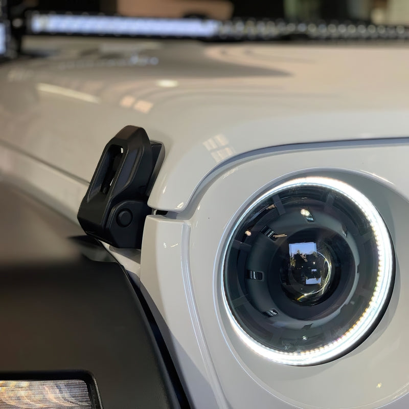 Oracle Jeep JL/Gladiator JT Oculus Bi-LED Projector Headlights - Amber/White Switchback SEE WARRANTY