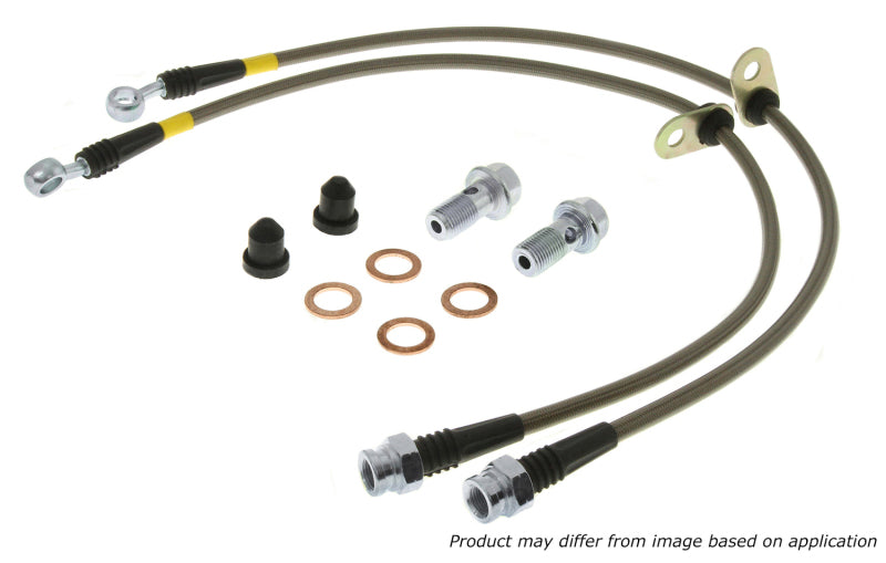 StopTech 07-08 Cadillac Escalade Stainless Steel Front Brake Lines