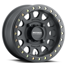 Load image into Gallery viewer, Method MR401 UTV Beadlock 15x6 / 5+1/49mm Offset / 5x4.5 / 72mm CB Matte Black Wheel