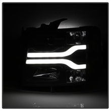 Load image into Gallery viewer, Spyder Chevy Silverado 1500 07-13 Version 3 Projector Headlights - Black PRO-YD-CS07V3-LBDRL-BK