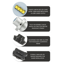 Load image into Gallery viewer, Oracle H1 4000 Lumen LED Headlight Bulbs (Pair) - 6000K SEE WARRANTY