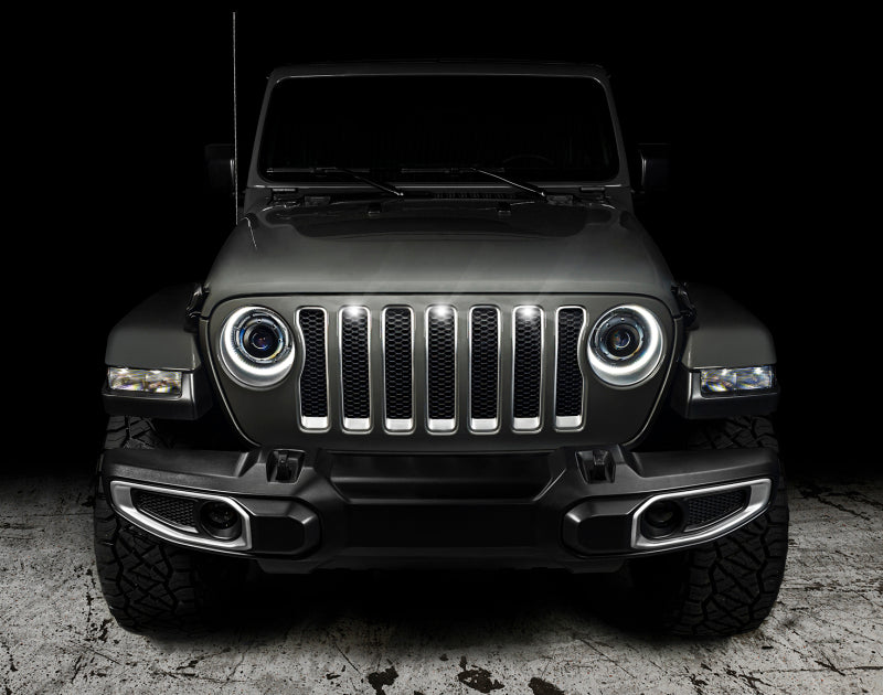 Oracle Pre-Runner Style LED Grille Kit for Jeep Wrangler JL - White SEE WARRANTY