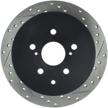 Load image into Gallery viewer, StopTech Sport Drilled &amp; Slotted Rotor - Rear Left