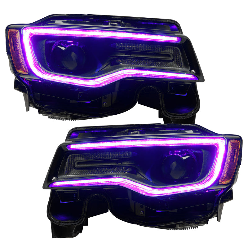 Oracle 1421 Jeep Grand Cherokee Dynamic Headlight DRL Upgrade Kit  ColorSHIFT Dynamic SEE WARRANTY