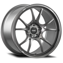 Load image into Gallery viewer, Konig Forged F3S 18X9.5 5X114.3 ET35 Satin Charcoal Knurled Bead