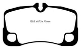 EBC 09-12 Porsche 911 (997) (Cast Iron Rotor only) 3.6 Carrera 2 Redstuff Rear Brake Pads