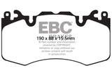 EBC 13+ Land Rover Range Rover 3.0 Supercharged Yellowstuff Front Brake Pads