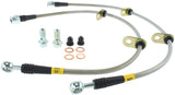 StopTech 90-93 Acura Integra / 90-91 Honda CRX Si Rear Disc Rear SS Brake Lines