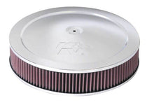 Load image into Gallery viewer, K&amp;N 14in Red Custom Air Cleaner Assembly - 5.125in ID x 14in OD x 2.75in H x 1.25in Drop Base