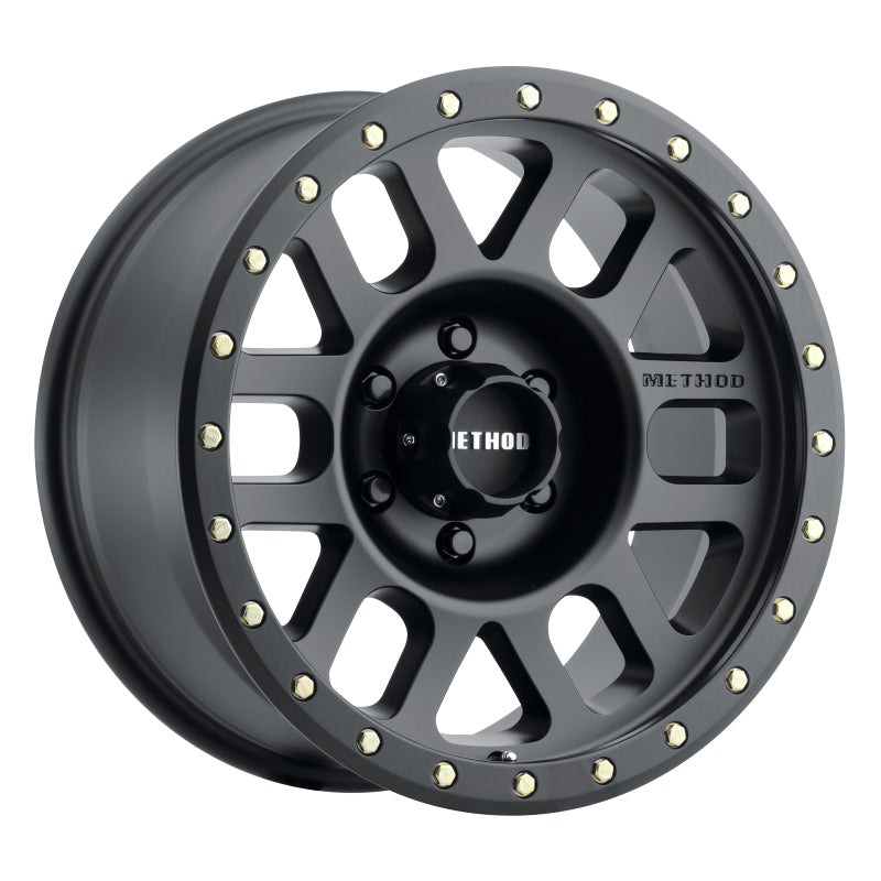 Method MR309 Grid 17x8.5 0mm Offset 6x120 83mm CB Matte Black Wheel