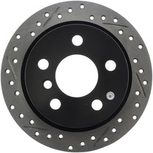 Load image into Gallery viewer, StopTech 14-15 Mini Cooper Base Slotted &amp; Drilled Rear Right Rotor