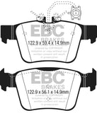 EBC 2017+ Alfa Romeo Giulia 2.0T Redstuff Rear Brake Pads