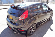 Load image into Gallery viewer, Rally Armor 13-19 Ford Fiesta ST Black UR Mud Flap w/Blue Logo