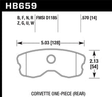 Load image into Gallery viewer, Hawk 10-12 Chevy Corvette Grand Sport / 06-12 Corvette Z06 Rear Race DTC-70 Brake Pads