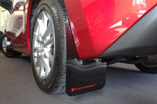 Load image into Gallery viewer, Rally Armor 14-18 Mazda3 Black UR Mud Flap w/White Logo