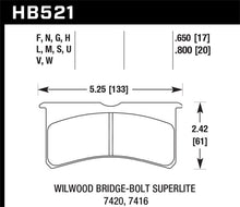 Load image into Gallery viewer, Hawk ER-1 Endurance Racing Brake Pads for Wilwood Motorsport Calipers