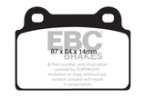 EBC 08-16 Mitsubishi Lancer Evo 10 2.0 Turbo (1 piece rotor) Bluestuff Rear Brake Pads