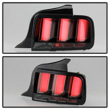 Load image into Gallery viewer, Spyder 05-09 Ford Mustang (White Light Bar) LED Tail Lights - Smoke ALT-YD-FM05V3-LED-SM