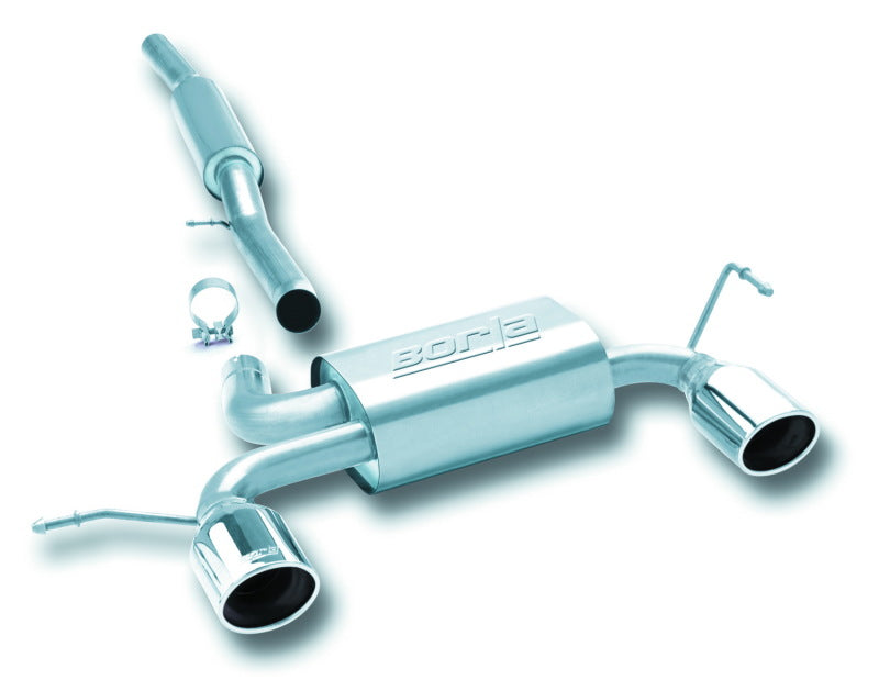 Borla 01-06 Audi TT Quattro 1.8T 225HP MT AWD 2dr Single Split Rear Exit SS Catback Exhaust