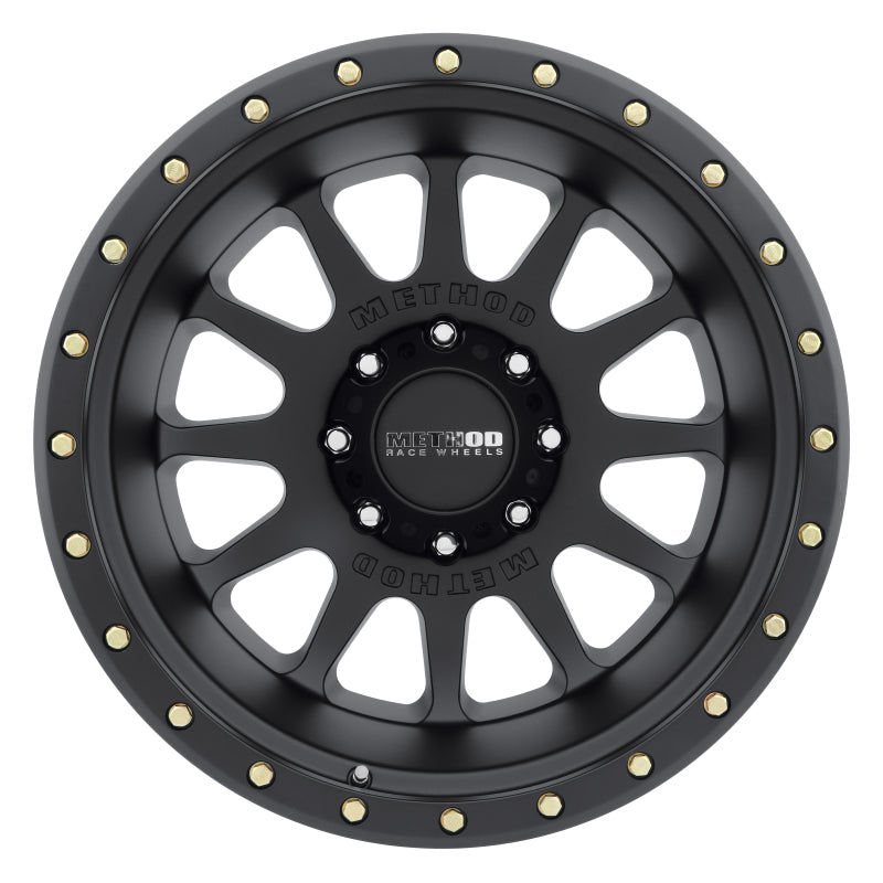 Method MR605 NV 20x12 -52mm Offset 8x170 124.9mm CB Matte Black Wheel