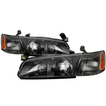 Load image into Gallery viewer, xTune 97-99 Toyota Camry 4pc OEM Style Headlights w/Corner Lights - Black (HD-JH-TCAM97-SET-BK)