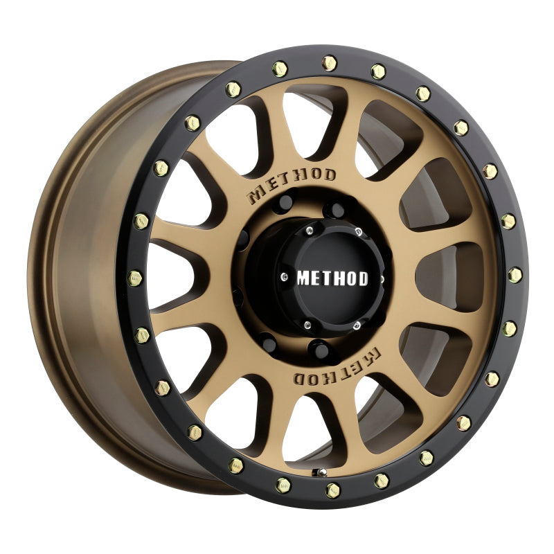 Method MR305 NV 20x9 +18mm Offset 8x6.5 130.81mm CB Method Bronze/Black Street Loc Wheel