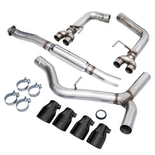 Load image into Gallery viewer, AWE Tuning Subaru WRX/STI VA/GV Sedan Track Edition Exhaust - Diamond Black Tips (102mm)