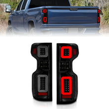 Load image into Gallery viewer, Anzo 19-21 Chevy Silverado Full LED Tailights Black Housing Smoke Lens G2 (w/C Light Bars)