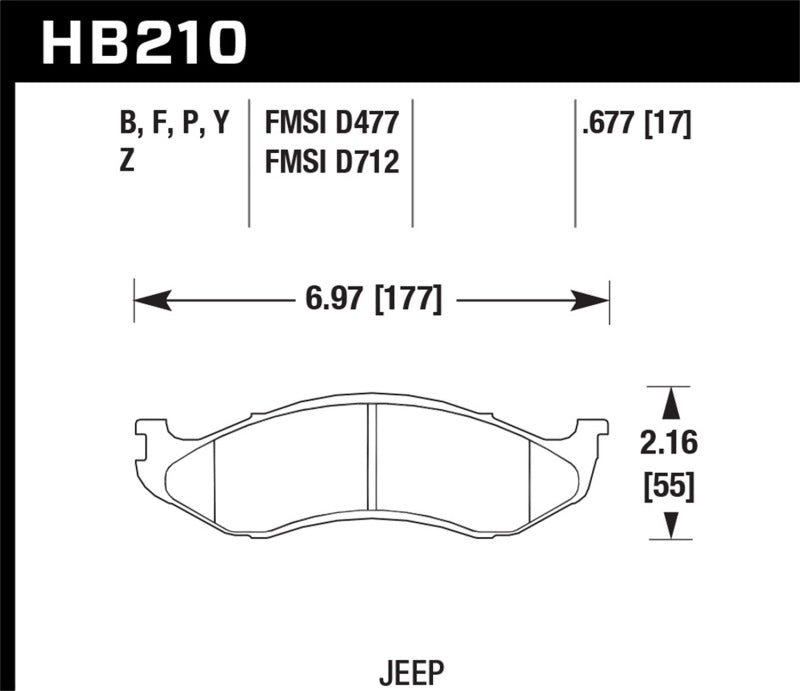 Hawk HPS Street Brake Pads