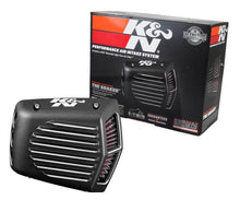 Load image into Gallery viewer, K&amp;N Street Metal Intake System for 01-16 Harley Davidson Softail/Dyna - Shaker Black