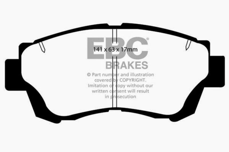 EBC 92-96 Lexus ES300 3.0 Yellowstuff Front Brake Pads