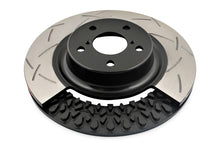 Load image into Gallery viewer, DBA 03-05 Evo 8/9 Front Slotted 5000 Series 2 Piece Rotor Assembled w/ Black Hat