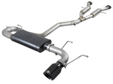 Load image into Gallery viewer, aFe Large Bore HD 3in 304 SS Cat-Back Exhaust w/ Black Tips 14-19 Jeep Grand Cherokee (WK2) V6-3.6L