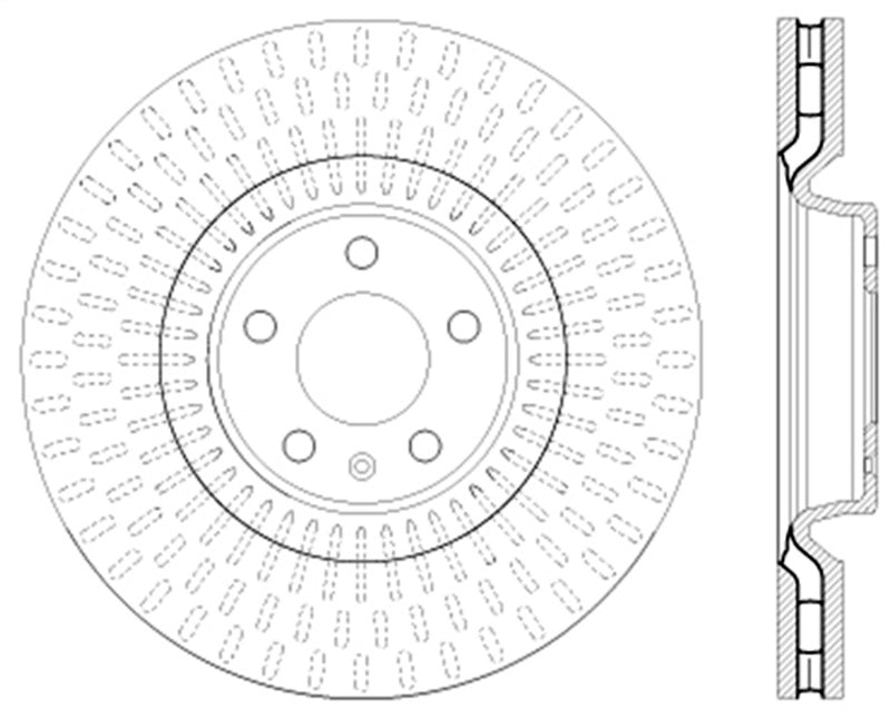 StopTech Slotted & Drilled Sport Brake Rotor