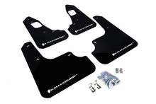 Load image into Gallery viewer, Rally Armor 08-17 Mitsubishi EVO X Black UR Mud Flap w/ White Logo