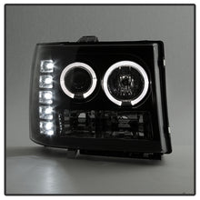 Load image into Gallery viewer, Spyder GMC Sierra 1500/GMC Sierra Denali 08-13 Projector LED Halo- LED Blk PRO-YD-GS07-HL-BK